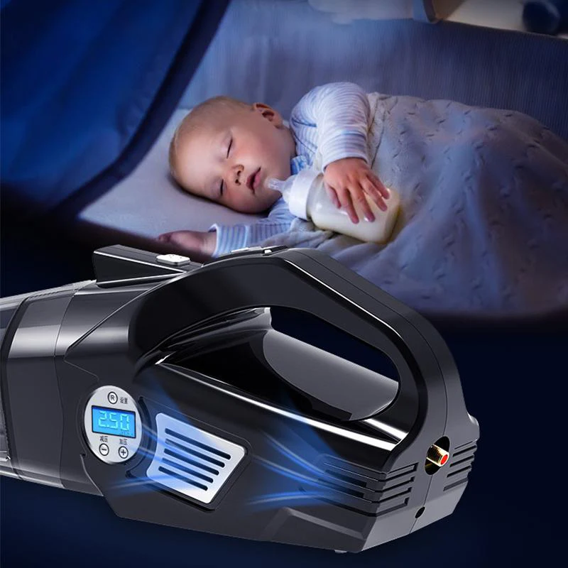 4-in-1 Portable Car Vacuum Cleaner, with LCD Display - Image 5