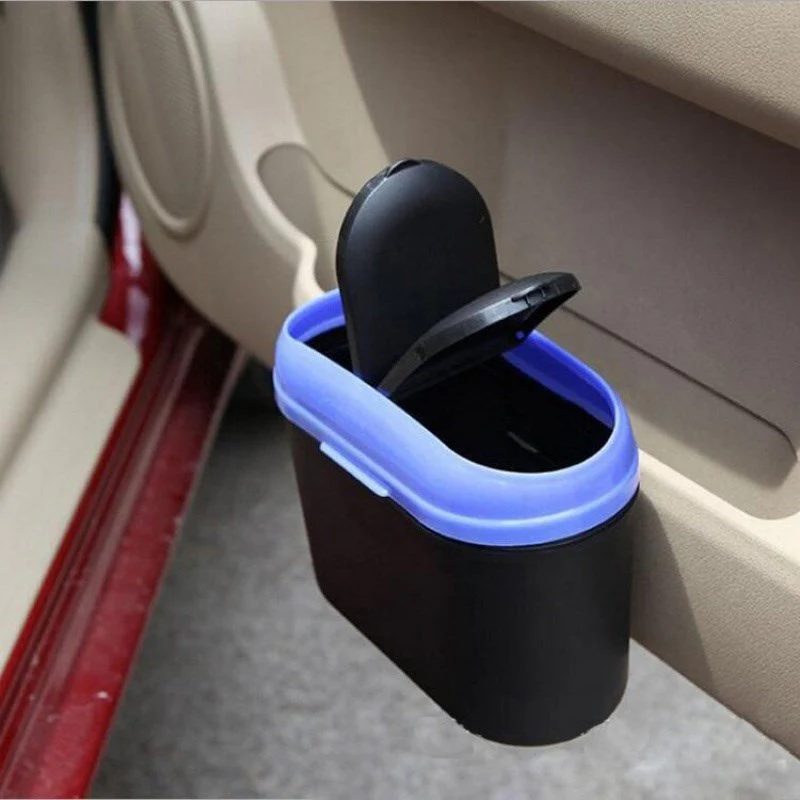 Car Trash Can with Double Lids - Image 2