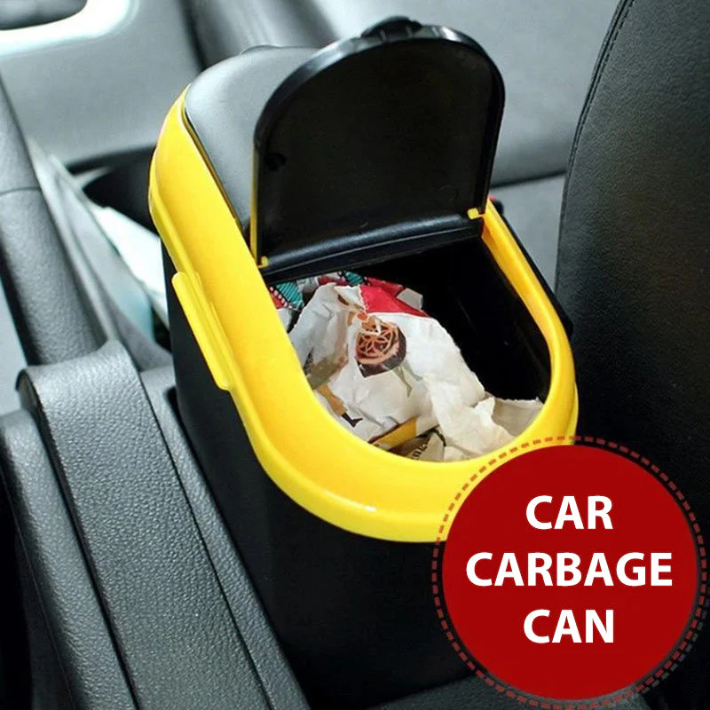 Car Trash Can with Double Lids - Image 4