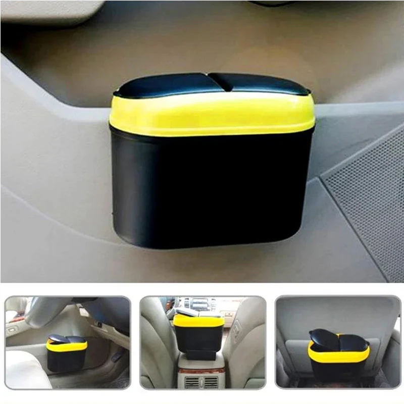Car Trash Can with Double Lids - Image 5