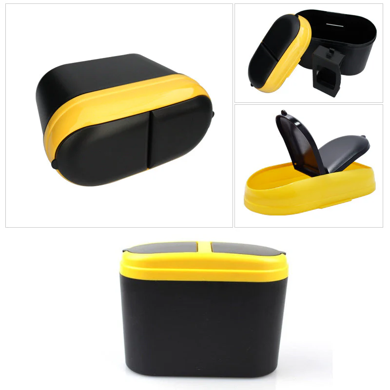 Car Trash Can with Double Lids - Image 8