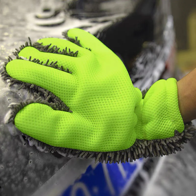 Double-sided five-finger car wash gloves - Image 10