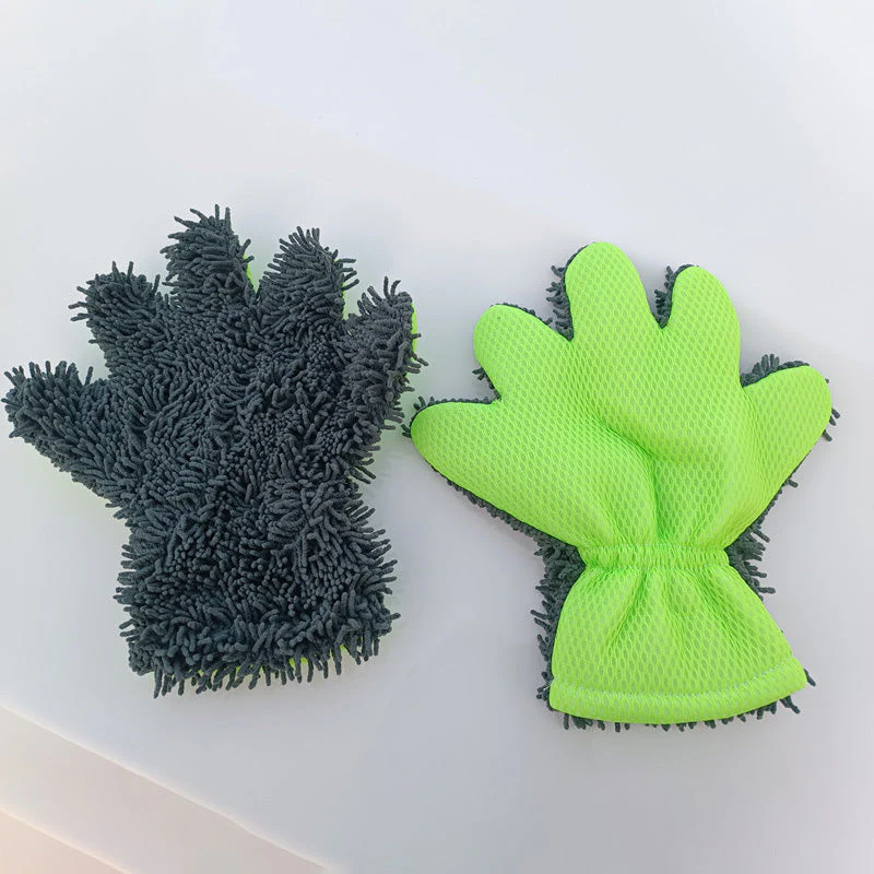 Double-sided five-finger car wash gloves - Image 11