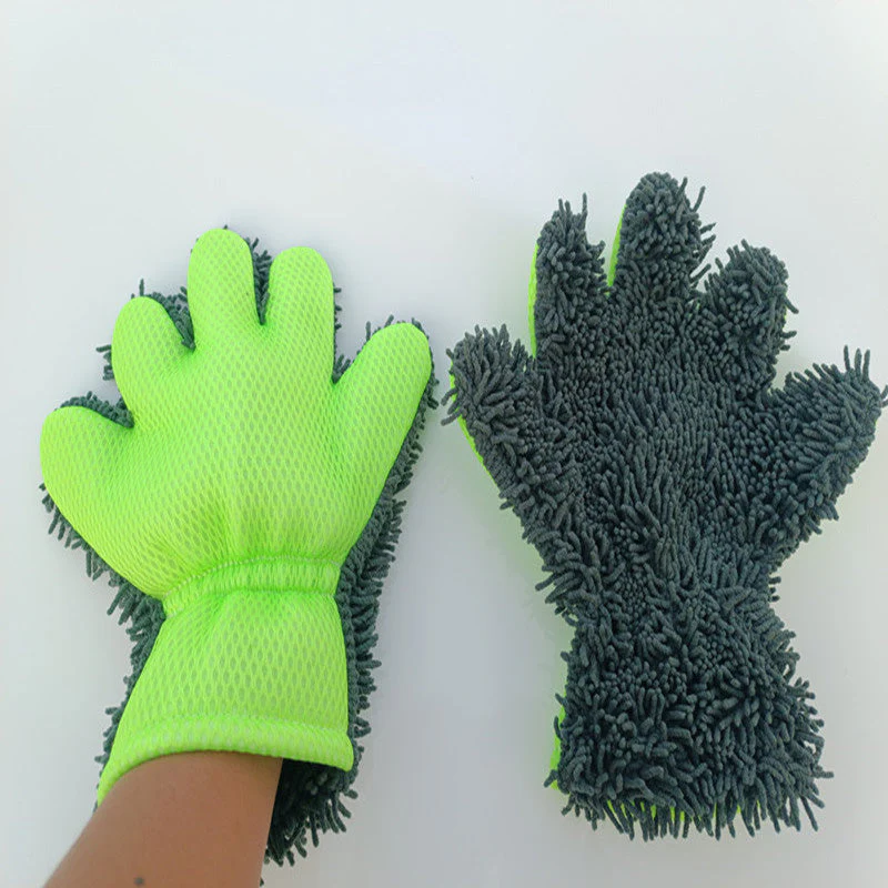 Double-sided five-finger car wash gloves - Image 12