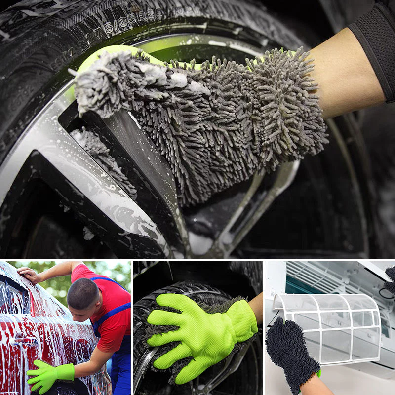 Double-sided five-finger car wash gloves - Image 2