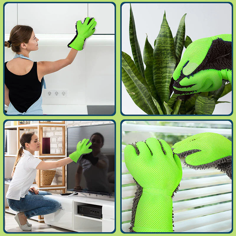 Double-sided five-finger car wash gloves - Image 4