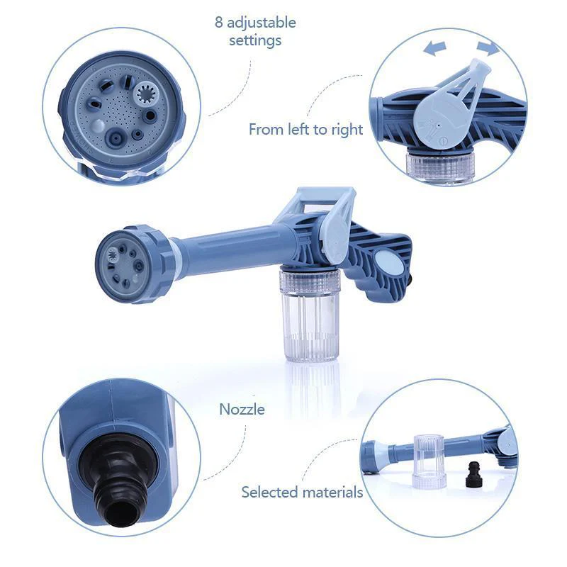 Eight in One Multifunctional Sprinkler Car Washing Gun - Image 6