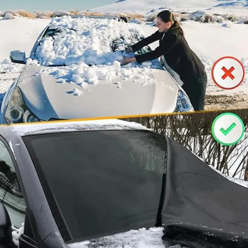 Enhanced 600D Oxford Fabric Windshield Frost Cover - Image 11