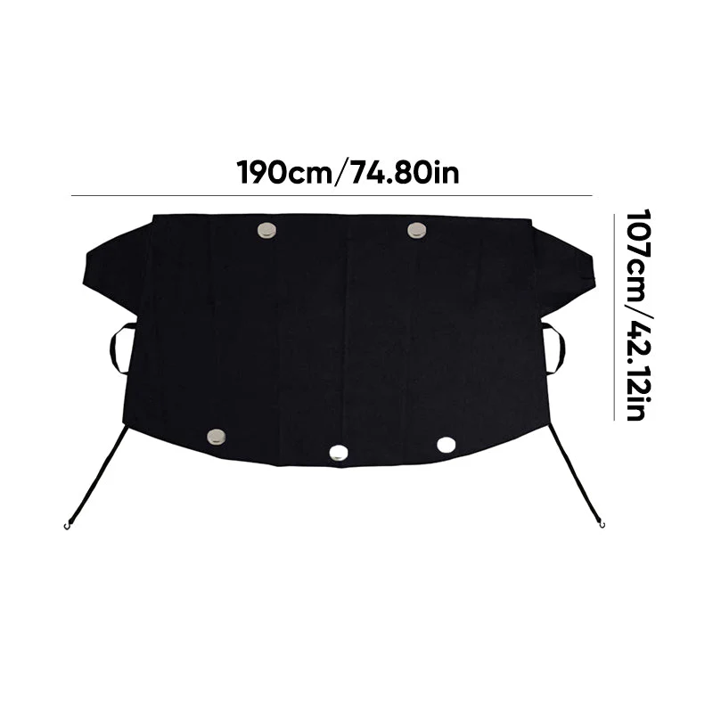 Enhanced 600D Oxford Fabric Windshield Frost Cover - Image 21