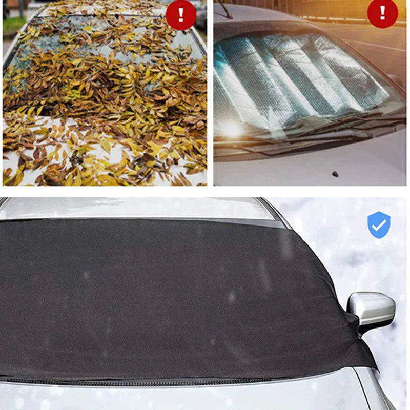 Enhanced 600D Oxford Fabric Windshield Frost Cover - Image 5