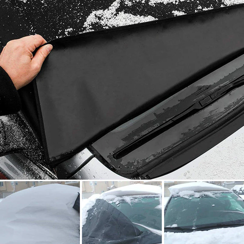 Enhanced 600D Oxford Fabric Windshield Frost Cover - Image 8