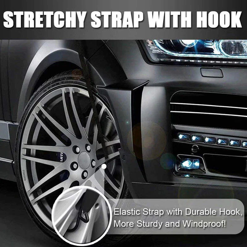 Enhanced 600D Oxford Fabric Windshield Frost Cover - Image 9
