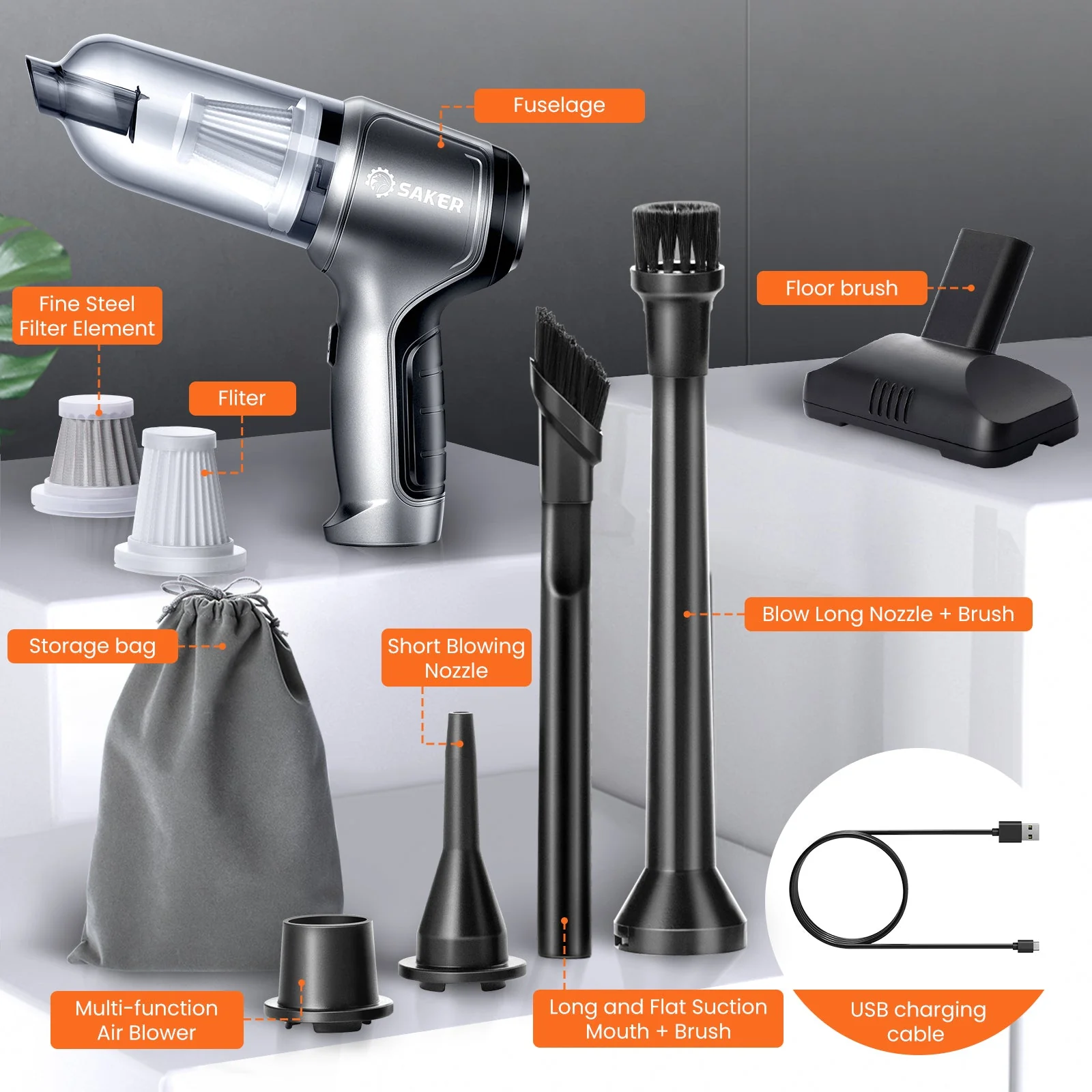Mini Handheld Cordless Vacuum Cleaner - Image 16