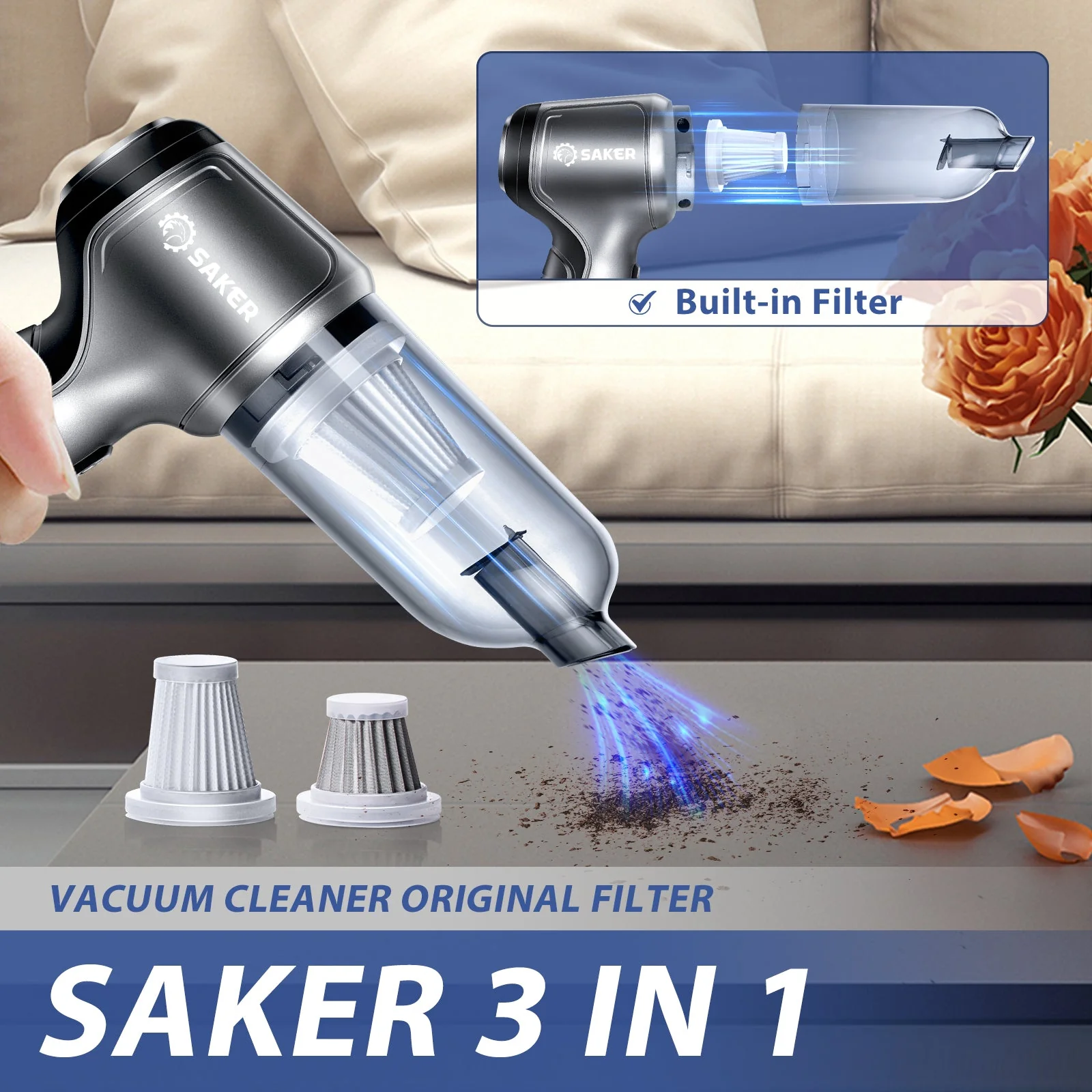 Mini Handheld Cordless Vacuum Cleaner - Image 24