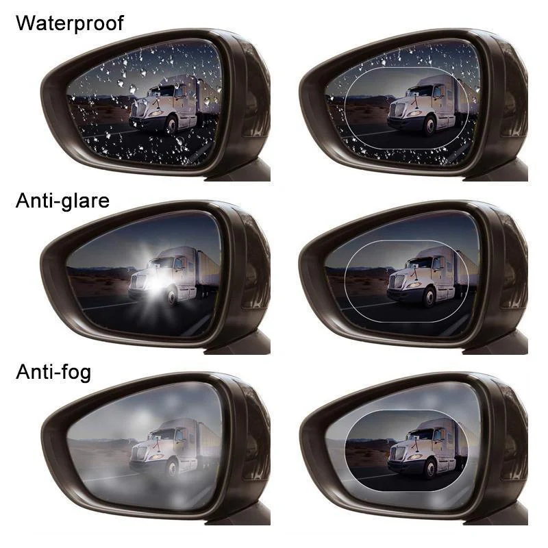 Mirror Anti Water Mist Protective Film, 2 Pcs - Image 4