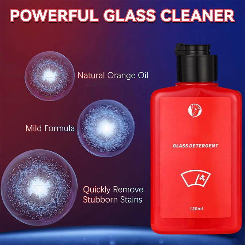 Powerful Oil Film Cleaner for Glass (120ml) - Image 5