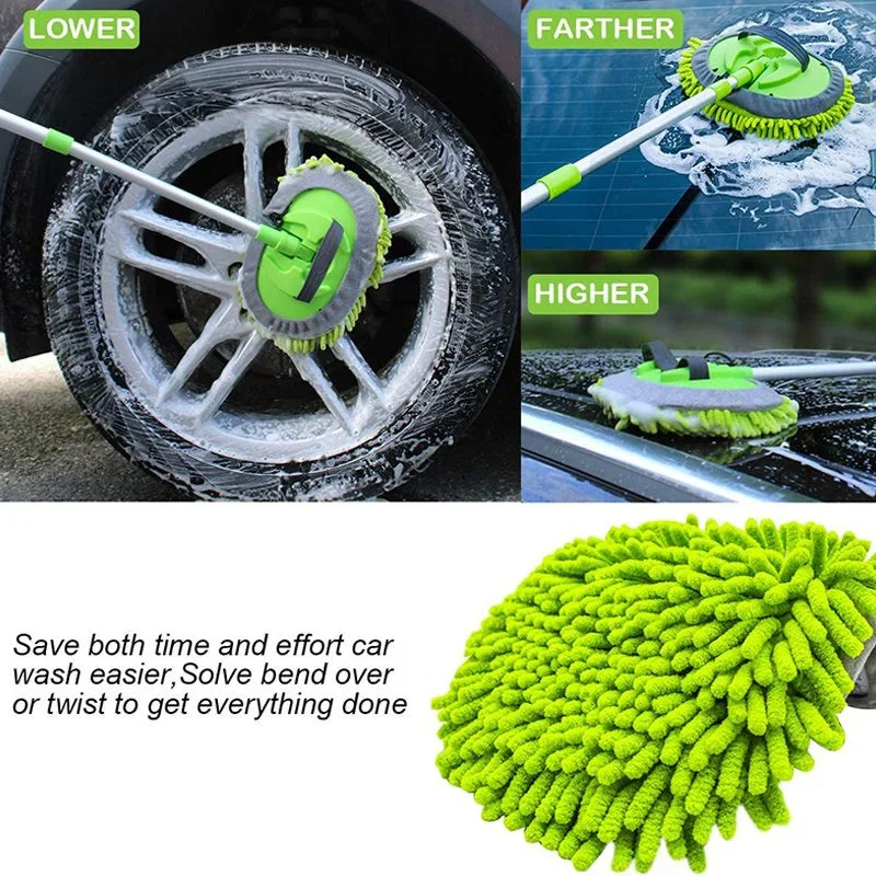 Three-section Telescopic Car Wash Mop - Image 3