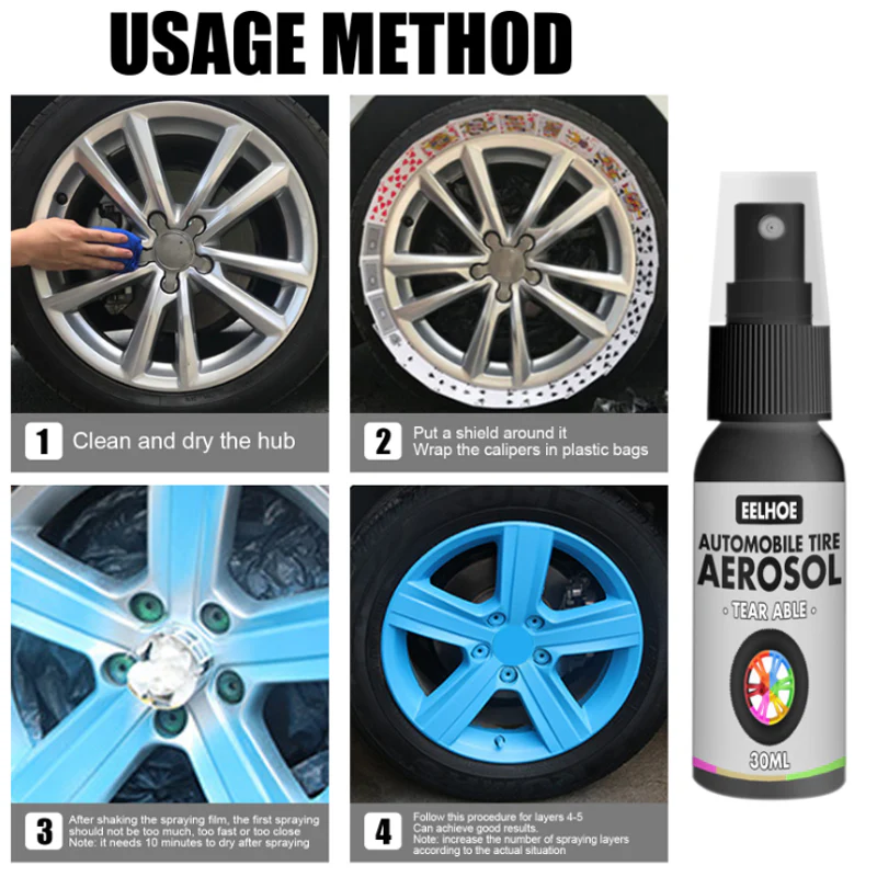 Tire Self Spray Print - Image 3