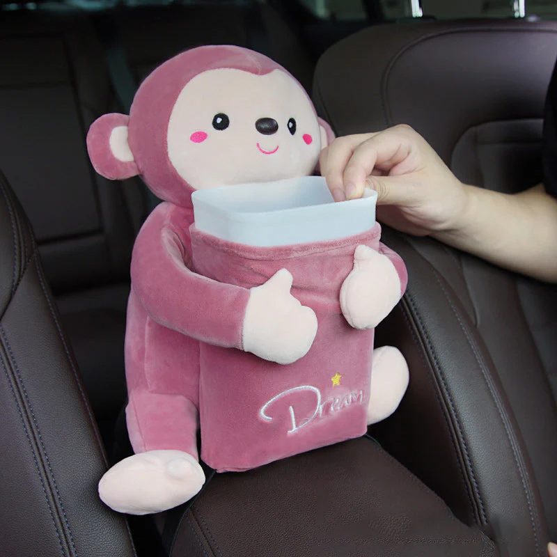 Vehicle Tissue Box Trash Can - Image 3