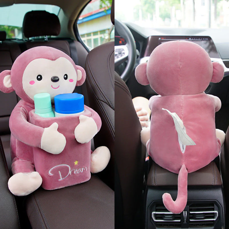 Vehicle Tissue Box Trash Can - Image 7
